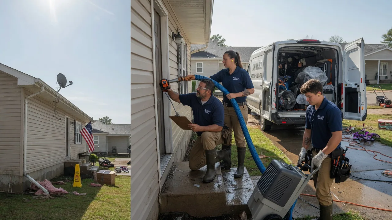 Ceiling Water Damage Restoration in Alex, OK near me